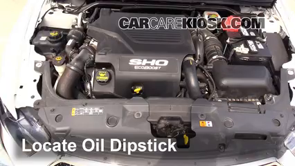 2014 Ford Taurus SHO 3.5L V6 Turbo Oil Check Oil Level